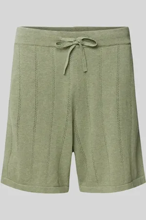 Colours & Sons Szorty o kroju regular fit z ażurowym wzorem
