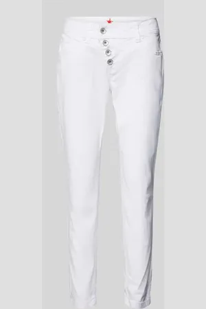Buena Vista Spodnie o skróconym kroju slim fit model ‘Malibu’