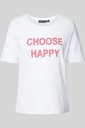 Betty Barclay T-shirt z nadrukiem ze sloganem