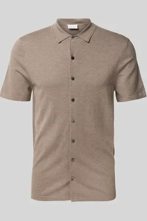 Profuomo Koszula casualowa o kroju regular fit z rękawem o dł. 1/2