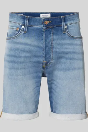 JACK & JONES Szorty jeansowe o kroju regular fit z 5 kieszeniami model ‘RICK’