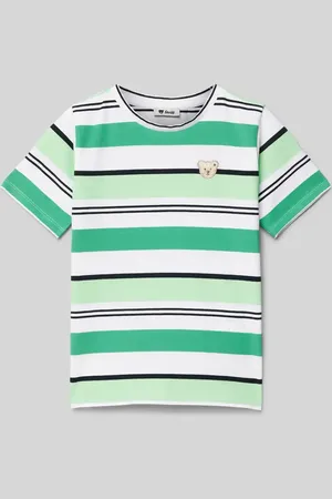 Steiff T-shirt z naszywką z logo