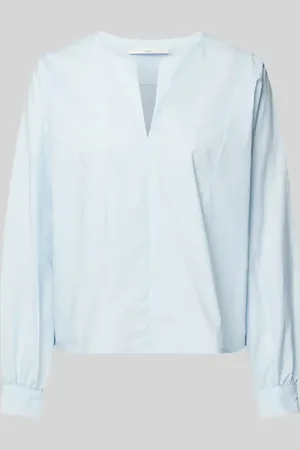 lanius Bluzka o kroju regular fit z dekoltem w serek