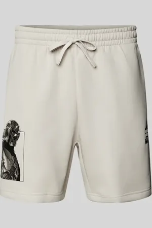 adidas Szorty z dzianiny dresowej z elastycznym pasem
