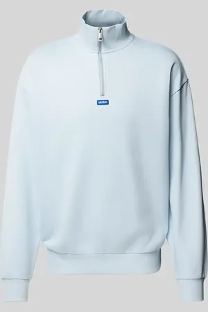 Hugo Blue Bluza z kołnierzem