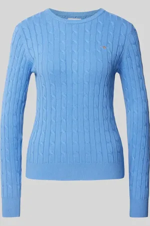 GANT Sweter z dzianiny z wyhaftowanym logo