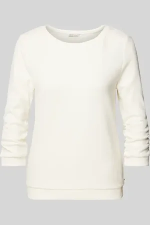 TOM TAILOR Sweter o kroju regular fit z dzianiny z bawełną