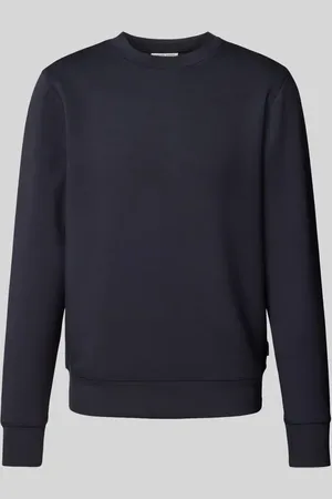 Casual Friday Bluza z prążkowanymi wykończeniami model ‘Sebastian’