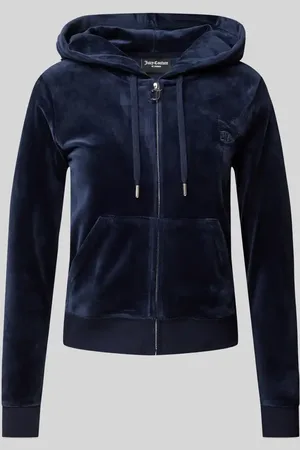 Juicy Couture Bluza rozpinana z kapturem model ‘ROBERTSON’