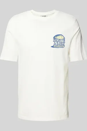 Scotch&Soda T-shirt z detalem z logo