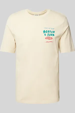 Scotch&Soda T-shirt z detalem z logo