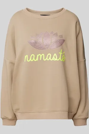 miss goodlife Bluza oversized z okrągłym dekoltem