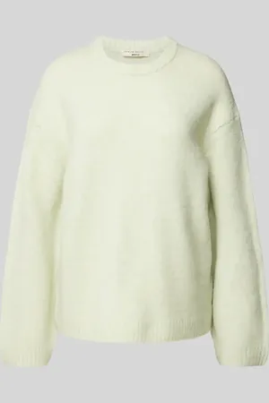 Gina Tricot Sweter z dzianiny z prążkowanymi wykończeniami