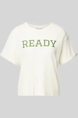 lanius T-shirt z nadrukiem ze sloganem