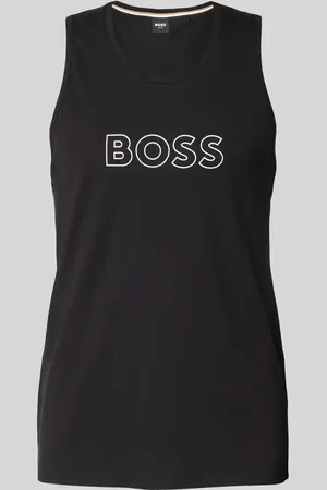 HUGO BOSS Top z nadrukiem z logo model ‘Beach’