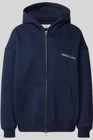 Another Cotton Lab Bluza rozpinana z nadrukiem z logo