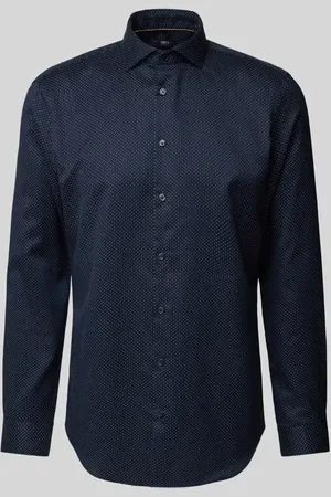 Jake*s Koszula biznesowa o kroju regular fit z kołnierzykiem typu kent