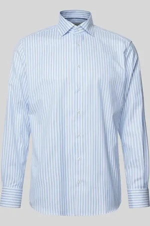 ETERNA Koszula biznesowa o kroju modern fit z listwą guzikową