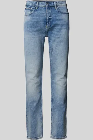 Hugo Blue Jeansy o kroju regular fit z 5 kieszeniami model ‘Ash’