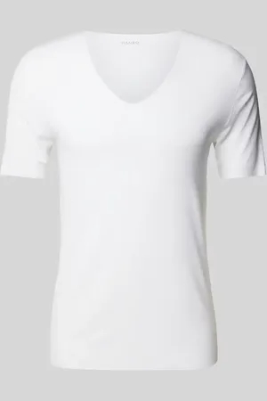 Hanro T-shirt z dekoltem w serek