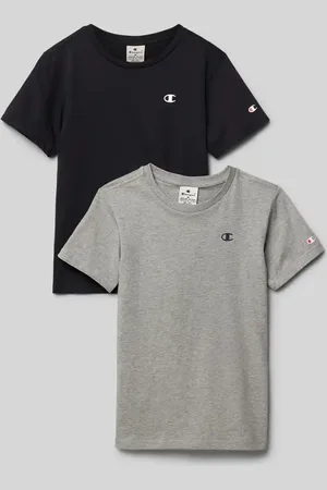 Champion T-shirt z nadrukiem z logo w zestawie 2 szt.