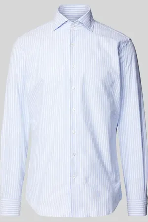 Profuomo Koszula casualowa regular fit z kołnierzykiem typu kent