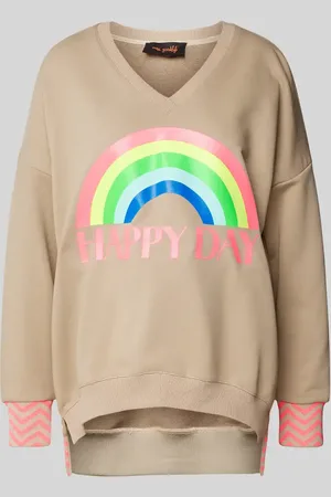 miss goodlife Bluza oversized z nadrukiem motywu