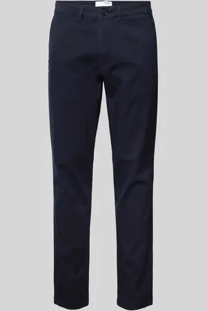 SELECTED Chinosy o kroju slim fit w jednolitym kolorze model ‘NEW Miles’