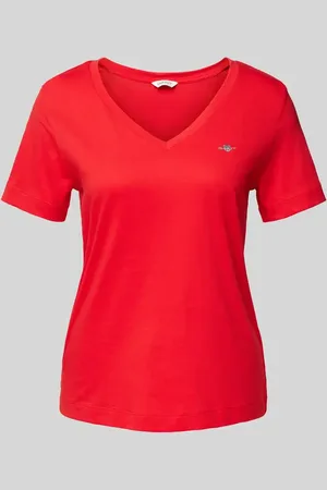 GANT T-shirt o kroju regular fit z wyhaftowanym logo