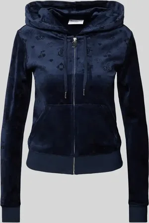 Juicy Couture Bluza rozpinana z kapturem model ‘MADISON’