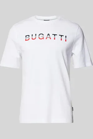 Bugatti T-shirt z nadrukiem z logo