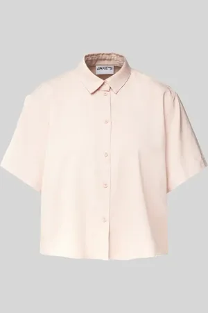 Jake*s Bluzka o kroju regular fit z listwą guzikową na całej długości