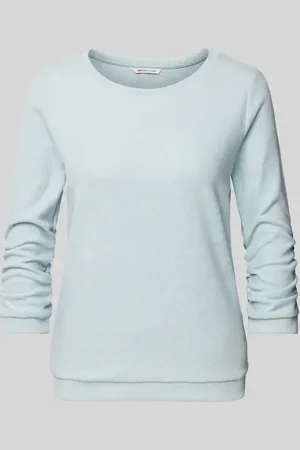 TOM TAILOR Sweter o kroju regular fit z dzianiny z bawełną