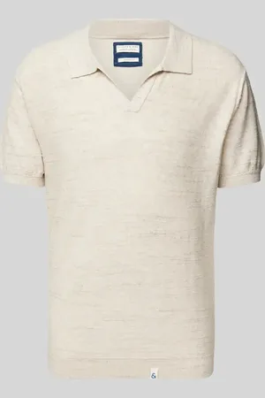 Colours & Sons Koszulka polo o kroju regular fit z dekoltem w serek