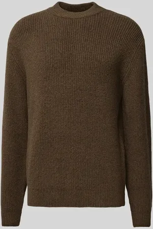 Jake*s Sweter z dzianiny z okrągłym dekoltem