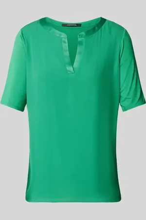 Comma, T-shirt z dekoltem w serek