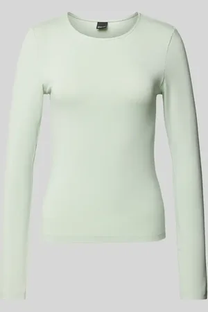 Gina Tricot Bluzka z długim rękawem z dekoltem okrągłym