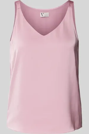 Vera Mont Top bluzkowy o kroju regular fit z dekoltem w serek