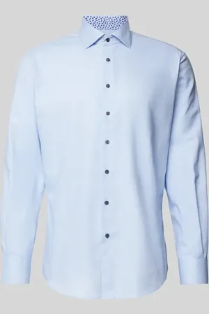 ETERNA Koszula biznesowa o kroju comfort fit z kołnierzykiem typu kent