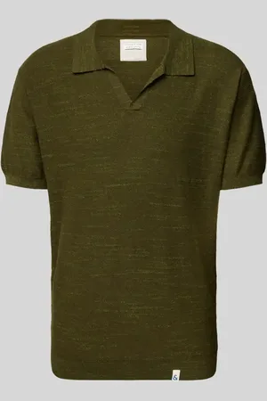 Colours & Sons Koszulka polo o kroju regular fit z dekoltem w serek
