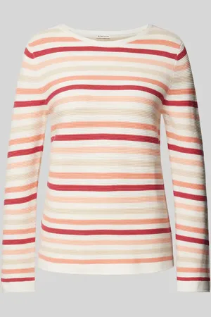 TOM TAILOR Sweter z dzianiny o kroju regular fit z czystej bawełny