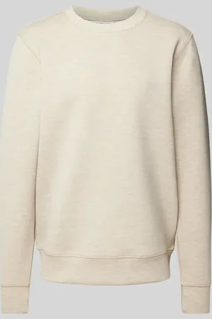 Casual Friday Bluza z prążkowanymi wykończeniami model ‘Sebastian’