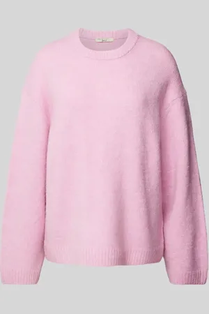 Gina Tricot Sweter z dzianiny z prążkowanymi wykończeniami