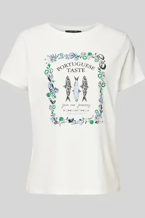 Comma, T-shirt z nadrukiem z motywem i napisem