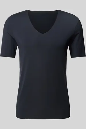 Hanro T-shirt z dekoltem w serek