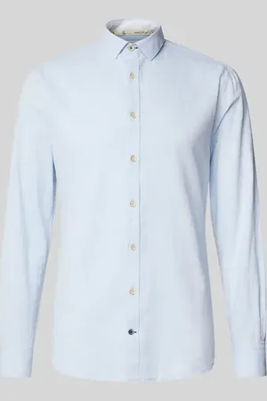 Colours & Sons Koszula casualowa o kroju slim fit z kołnierzykiem typu kent