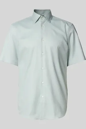 HUGO BOSS Koszula biznesowa o kroju regular fit z rękawami o dł. 1/2 model ‘Joe’