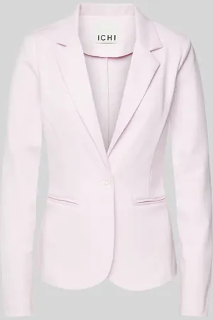 Ichi Żakiet o kroju slim fit z lamowanymi kieszeniami model ‘KATE’