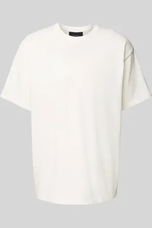 Peak Performance T-shirt z prążkowanym okrągłym dekoltem