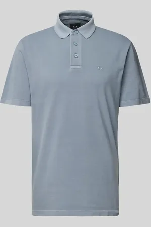 Armani Exchange Koszulka polo z krótką listwą guzikową